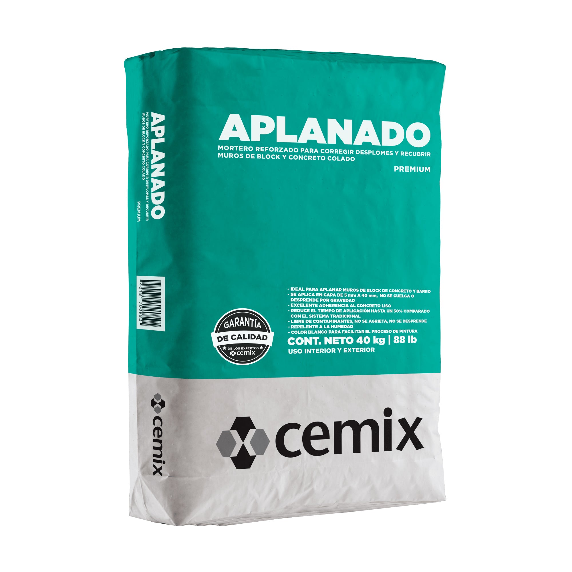 Aplanado Cemix 40 Kg