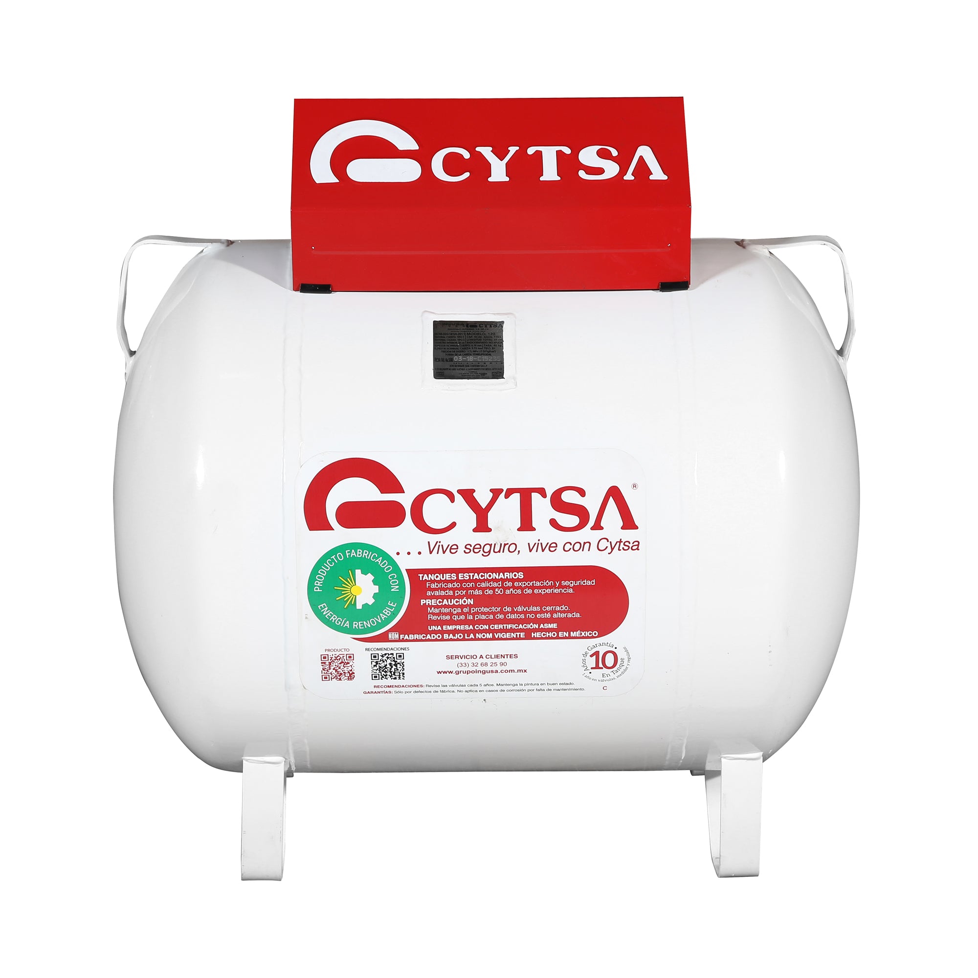 Tanque Estacionario Cytsa Horizontal 180 L