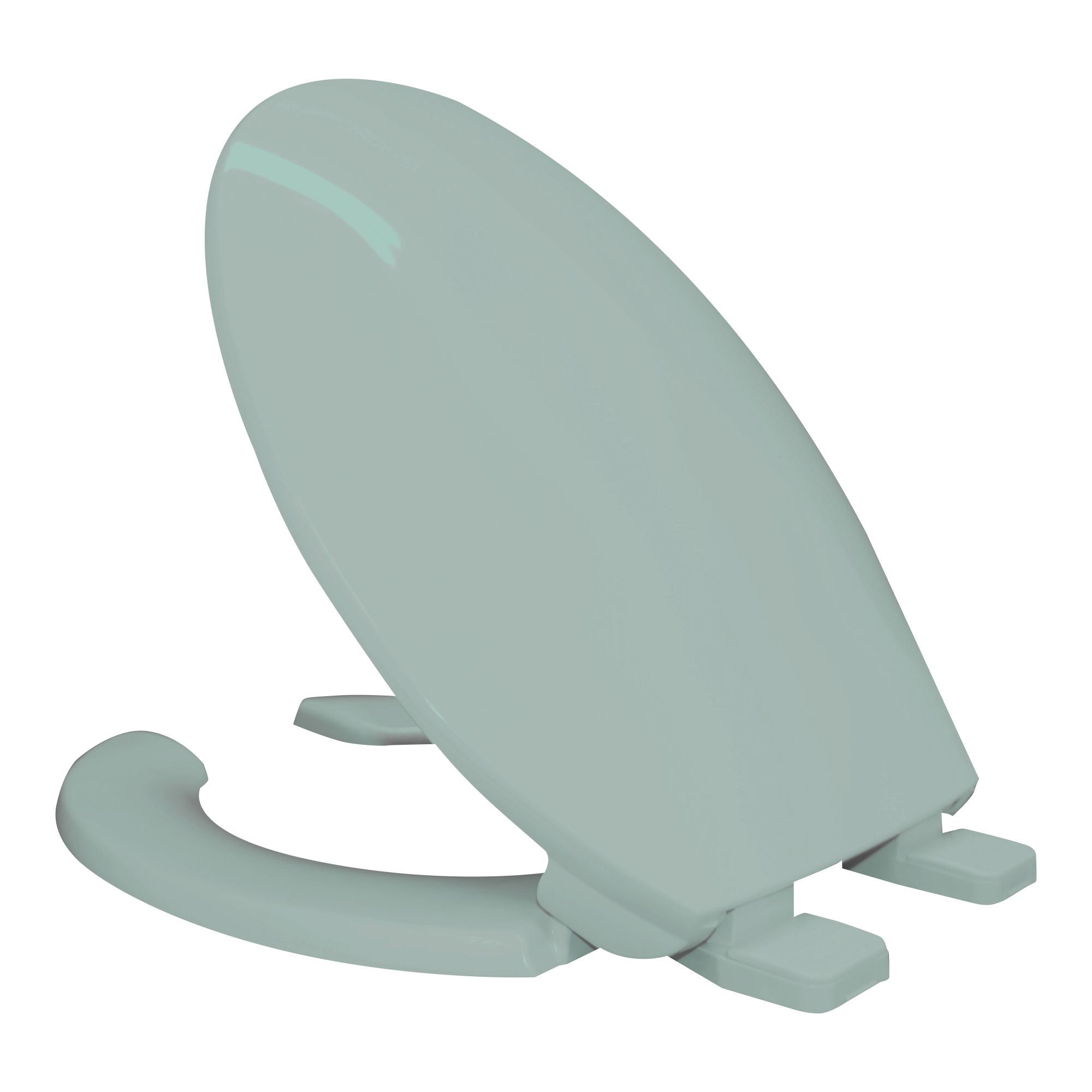 Asiento para WC Perdura Premium Redondo Gris Platina