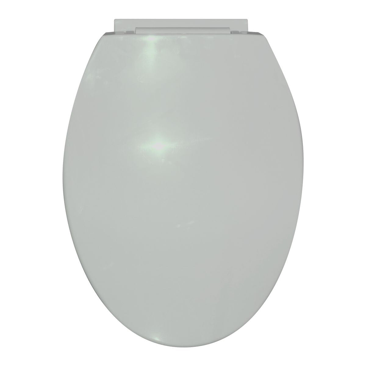 Asiento para WC Perdura Premium Elongado Gris Platina