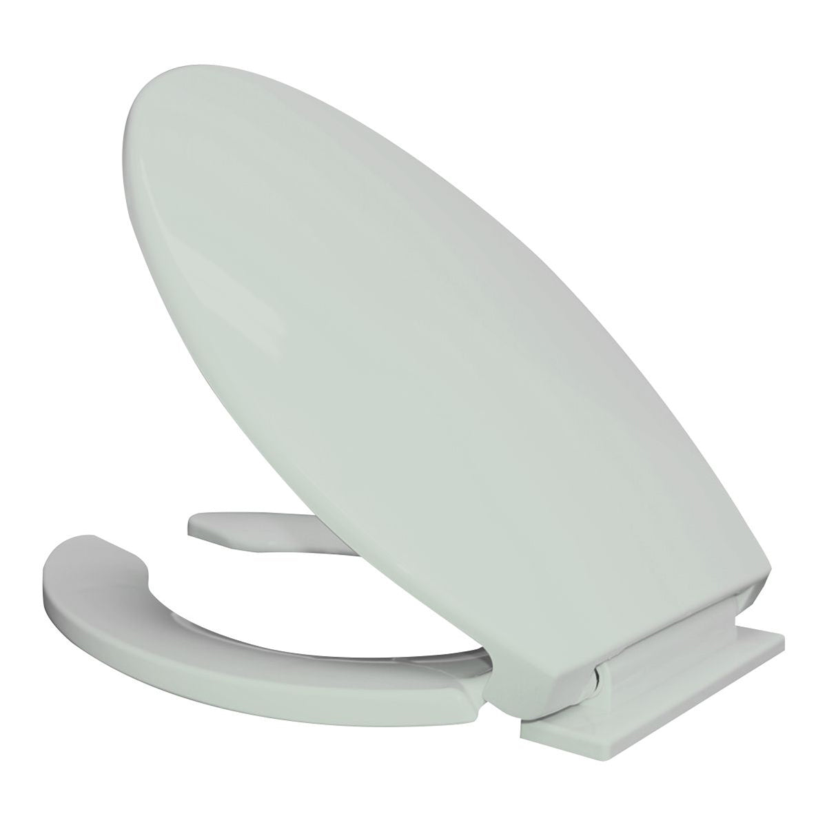 Asiento para WC Perdura Premium Elongado Gris Platina