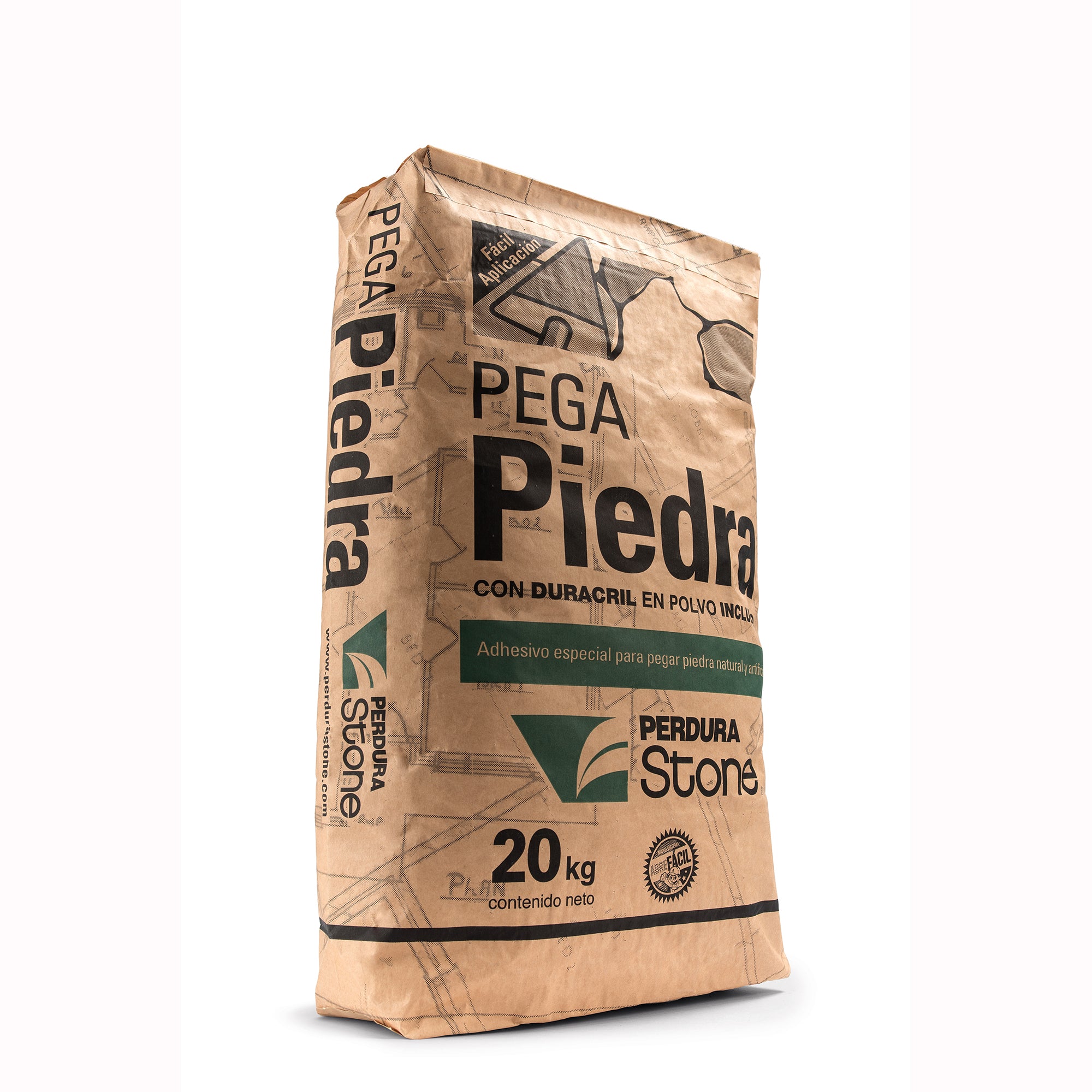 Adhesivo Pega Piedra Perdura 20 Kg