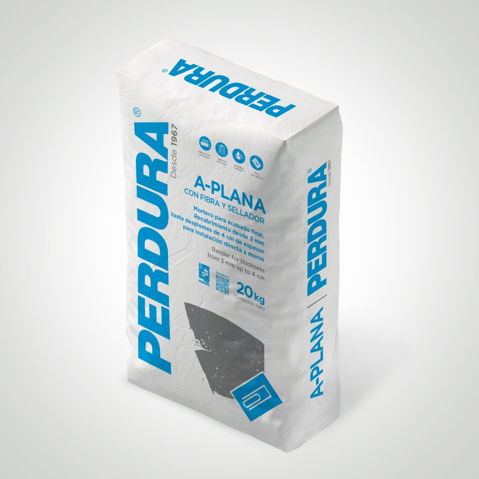 Adhesivo A-Plana Perdura Blanco 20kg