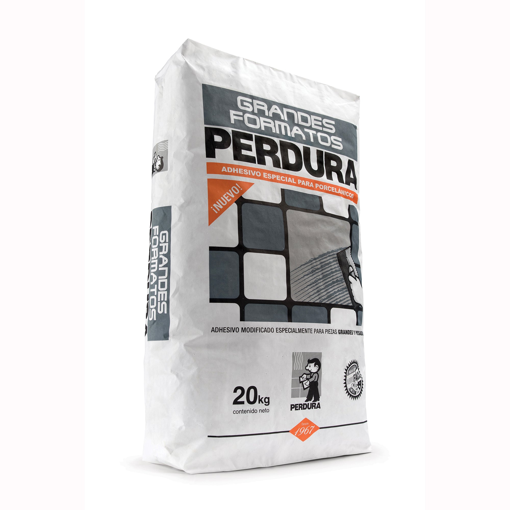Adhesivo Gran Formato Perdura Blanco 20 Kg