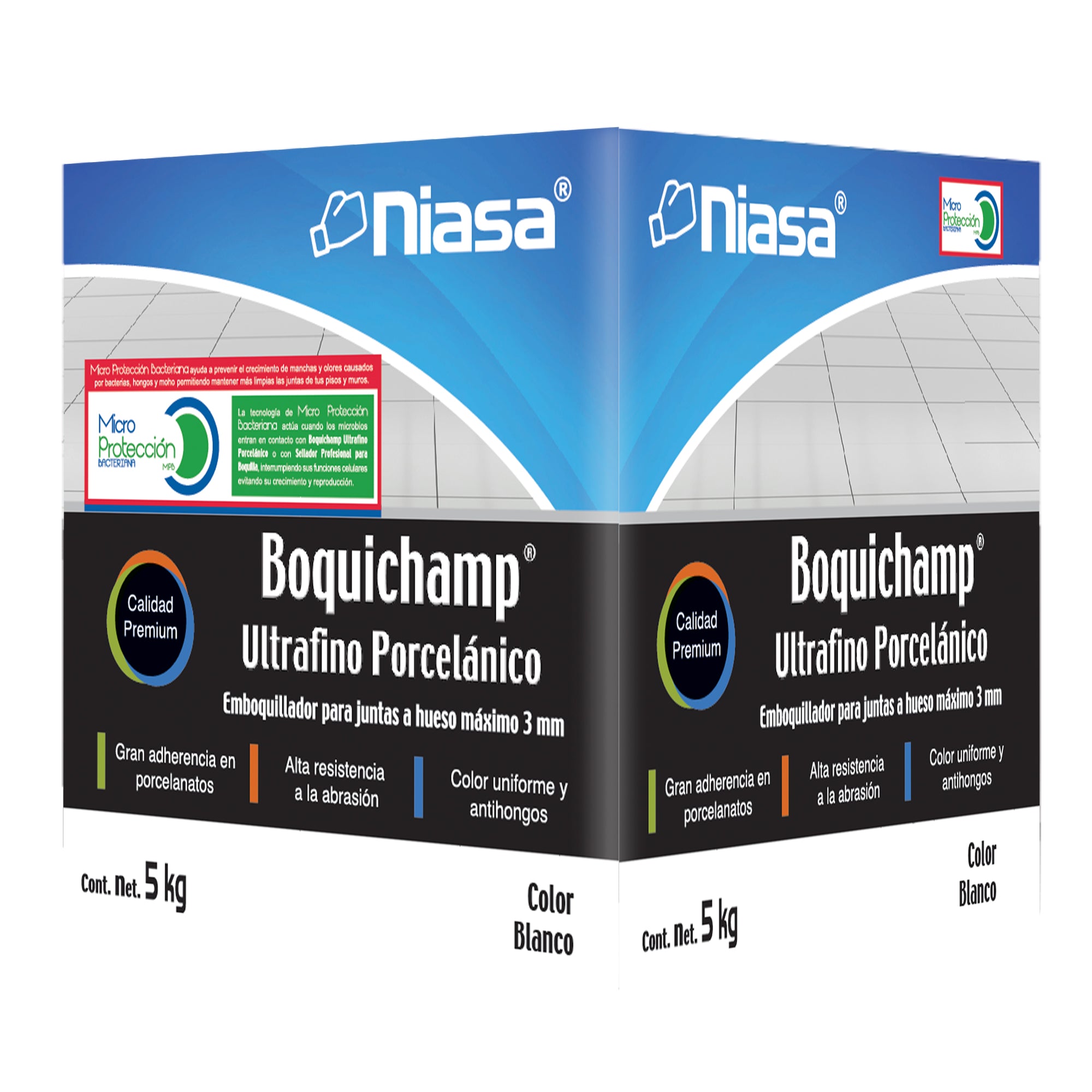 Boquichapm Fino Niasa Blanco 5 Kg