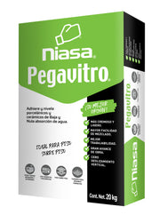 Pegazulejo Niasa Pegavitro Blanco 20 Kg
