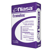 Econotex Niasa Acabado Fino Blanco 20 Kg