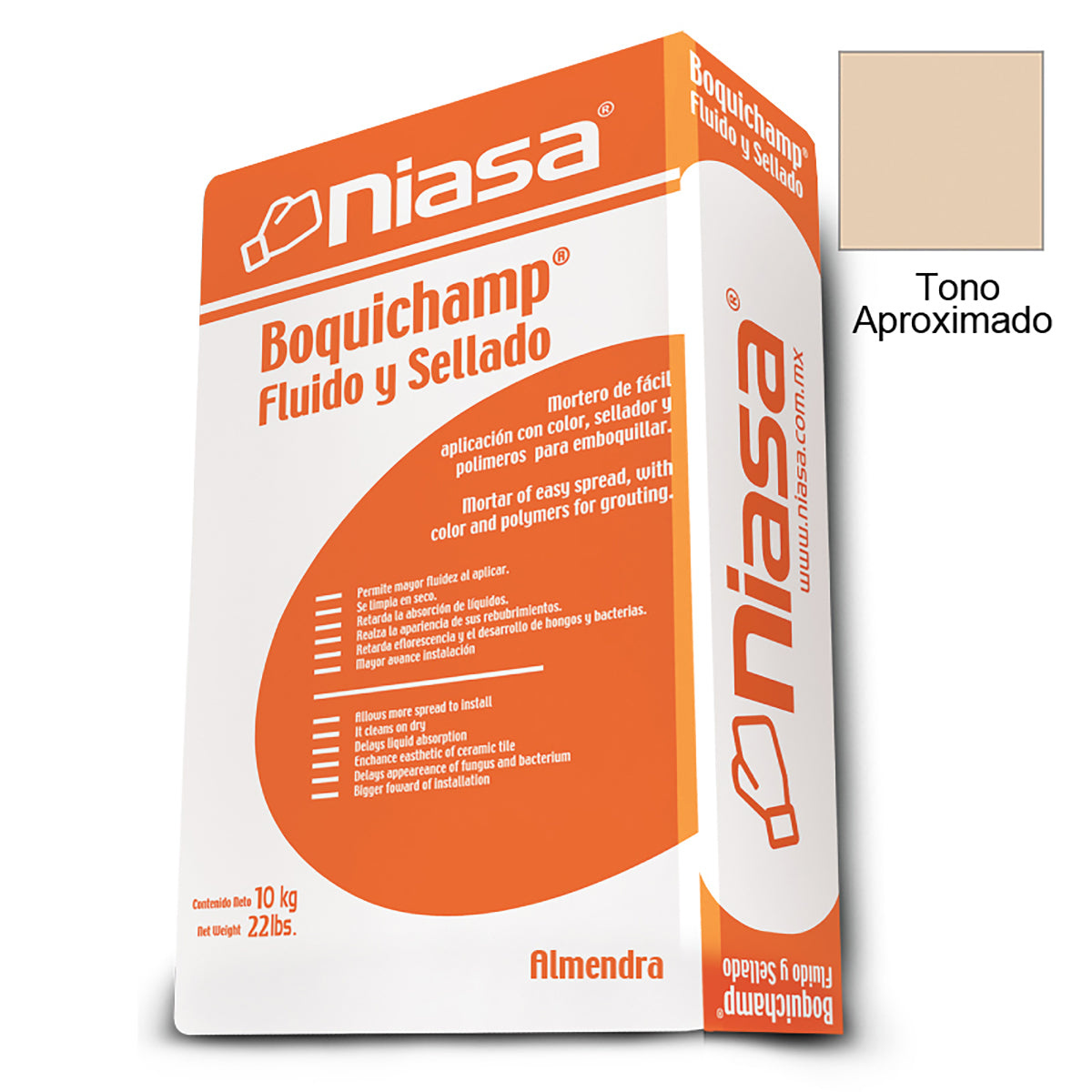 Boquichapm Sellador Niasa Almendra 10 Kg