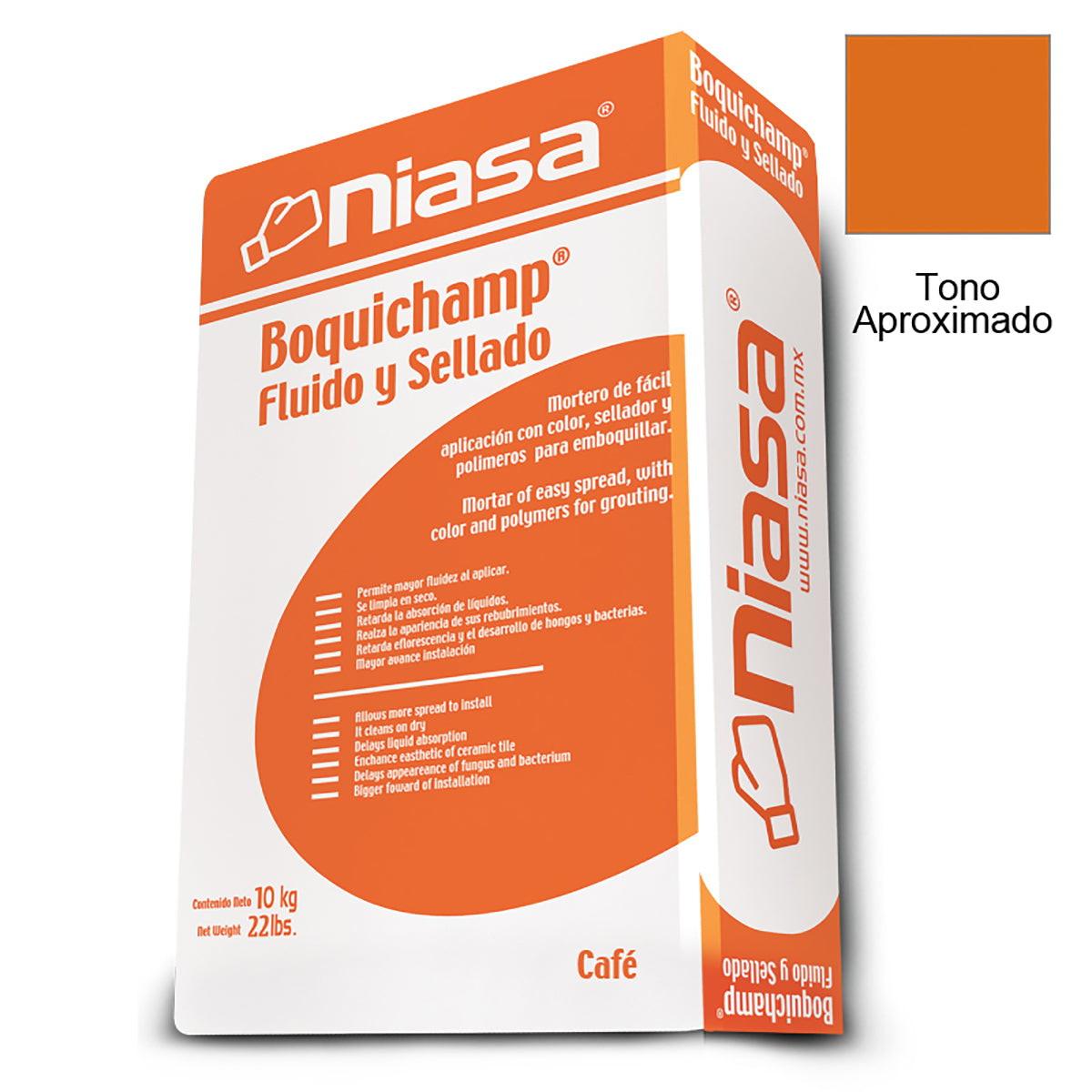 Boquichapm Sellador Niasa Café 10 Kg
