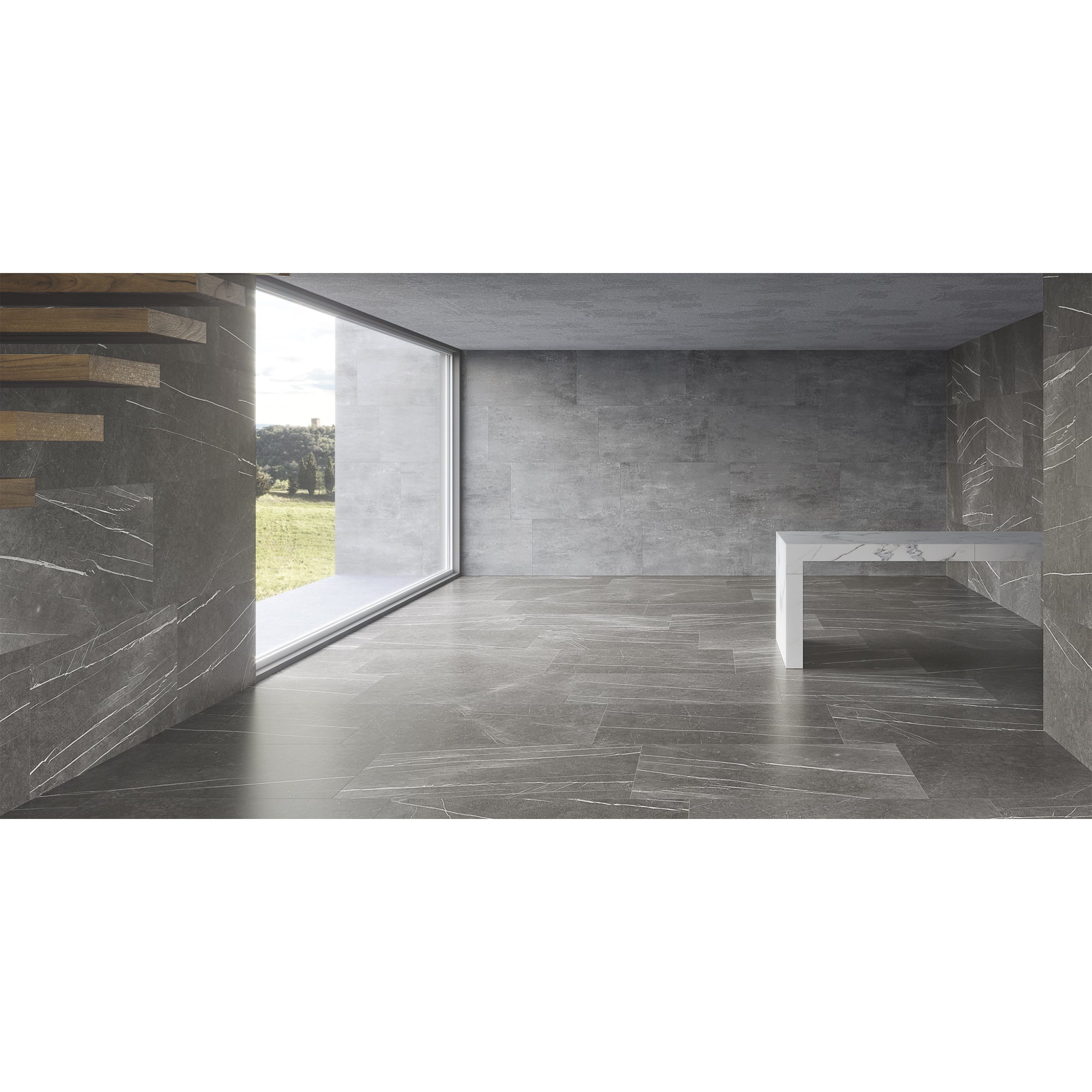 Loseta Firenze Piasentina Grisos 59.3X119 Light Grey 1.41 1A