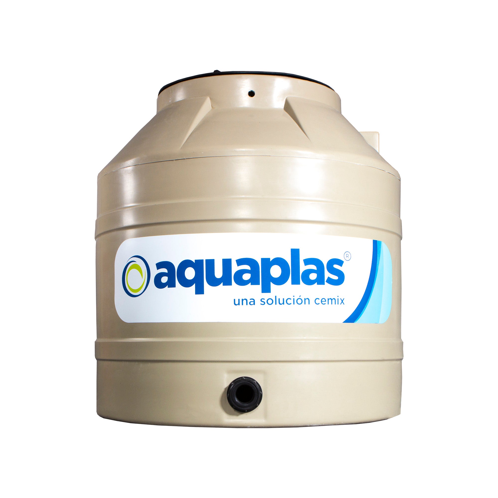 Tinaco equipado Aquaplas Tricapa Beige 450 L