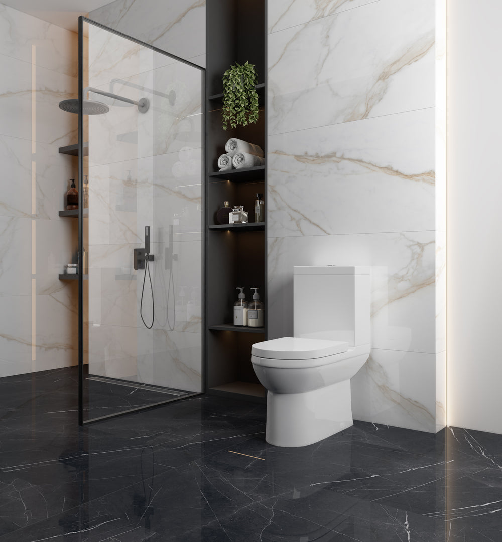 Loseta Milán Nero 60x120 Extra Brillante 1.44 1A