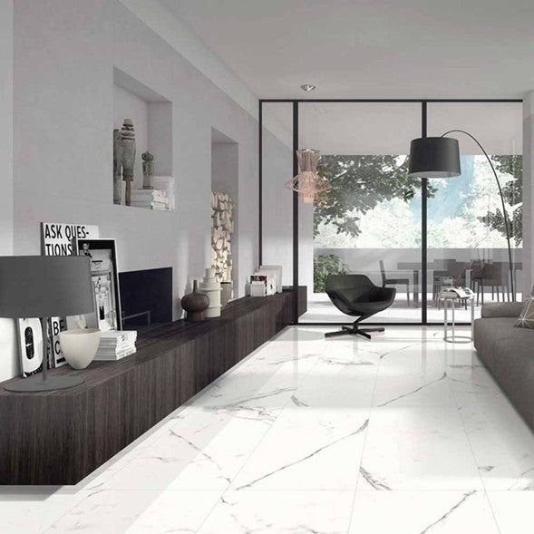 Piso porcelánico esmaltado Colossale Brillante 60x120cm