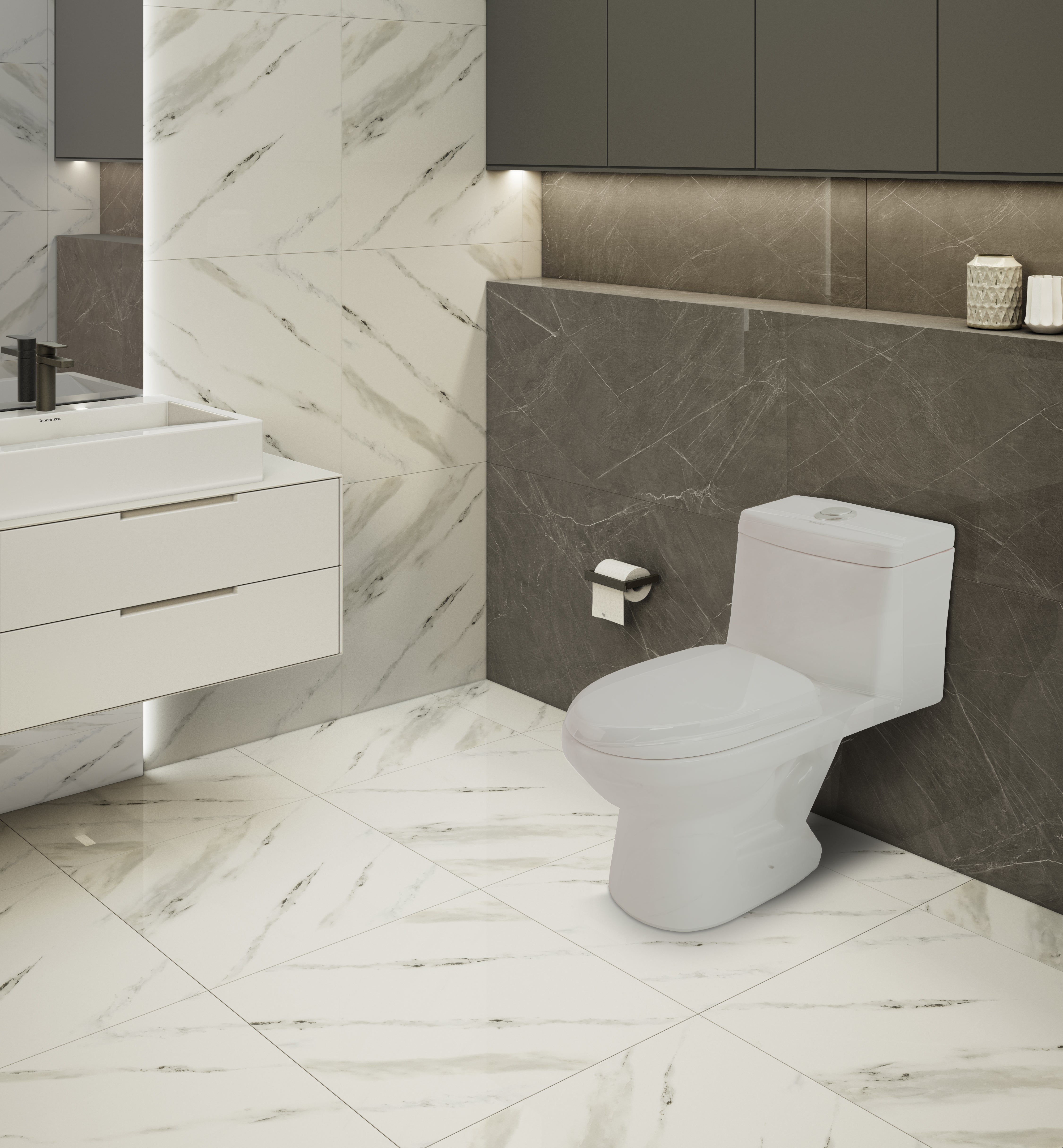 WC Bellagio Dual Flush Blanco Tendenzza PBK88