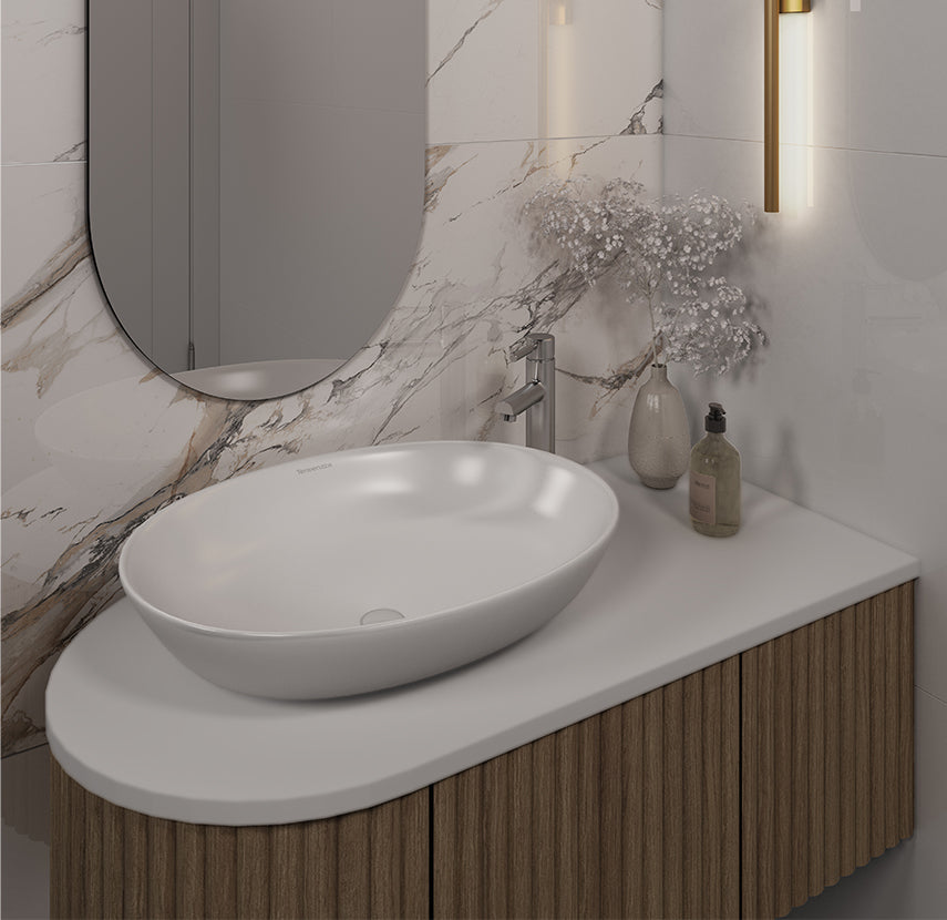 Lavabo Bianca Tendenzza Ovalin Blanco