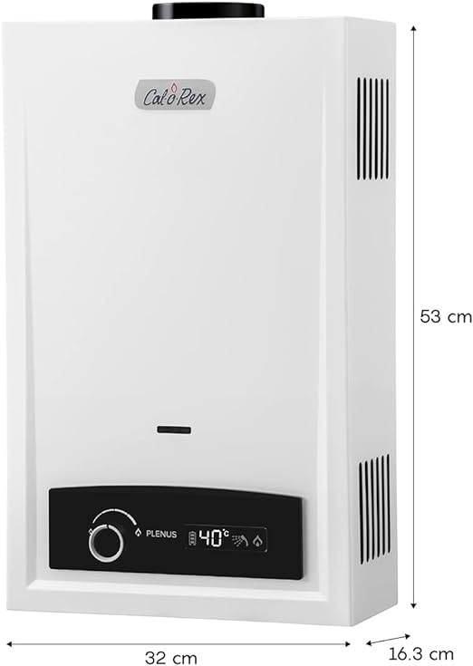 Calentador Instantáneo Calorex COXDPI-07 B PLENUS Gas L.P. 7 L/min