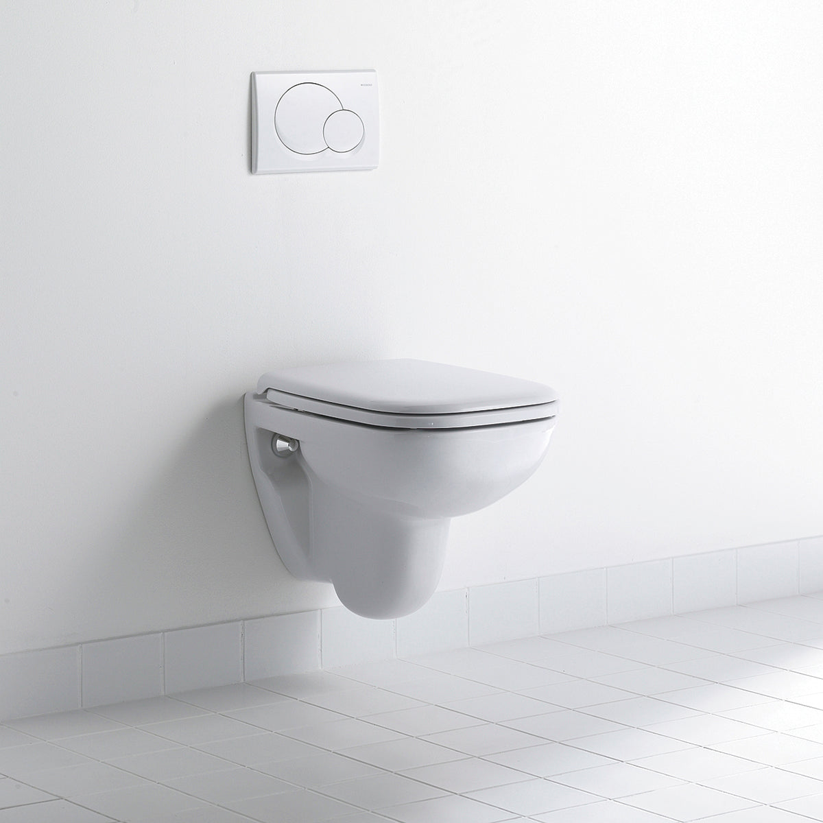 WC Duravit Suspendido Dual Flush con asiento y tanque D-Code DC 2535090215 Blanco