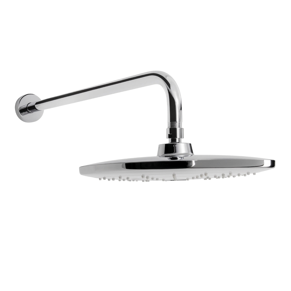 Regadera, Brazo y Chapetón Helvex H-3303-C/B Cromo/Blanco