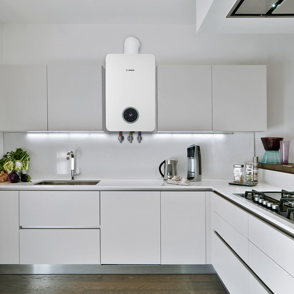 Calentador Instantáneo Bosch BALANZ VENTO 17 L Gas Natural Blanco