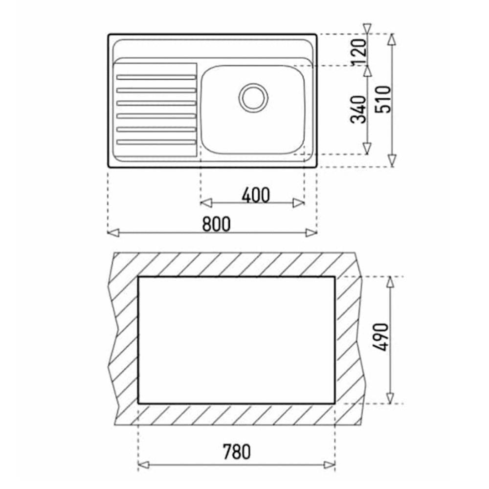 Tekaway 800.510 1C 1E I/D MNI (IZQ) 115120062