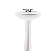 Lavabo de pedestal American Standard Fiesta 1P 01587.020 Blanco