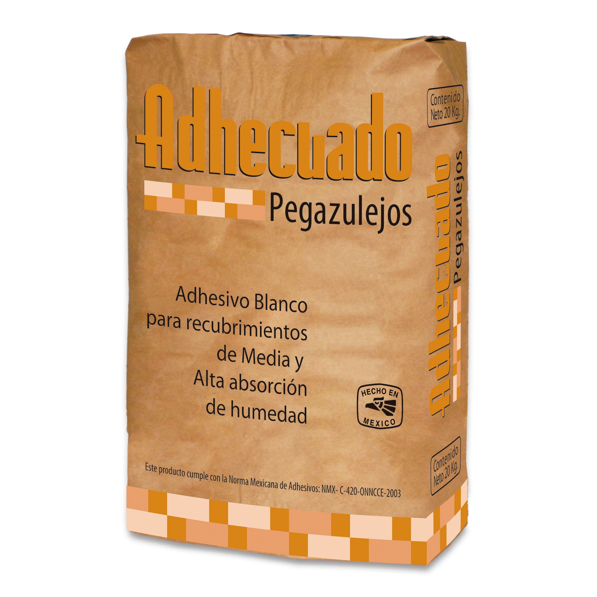 Pegazulejo Pegabum Adhecuado Blanco 20 Kg