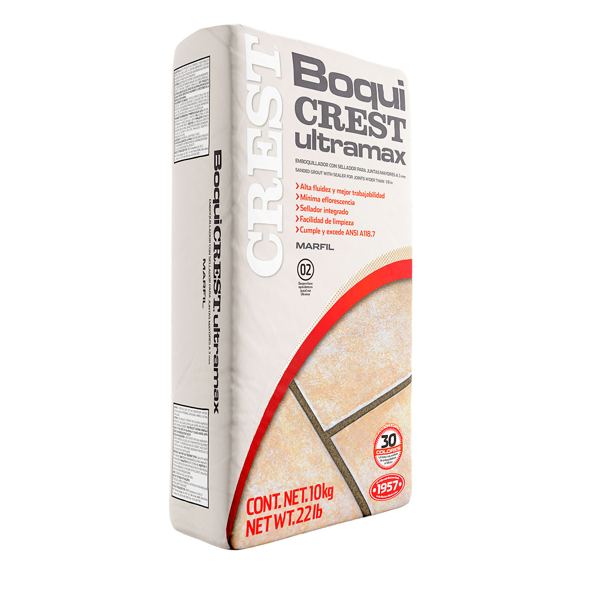 Boquicrest Ultramax Marfil 10 Kg