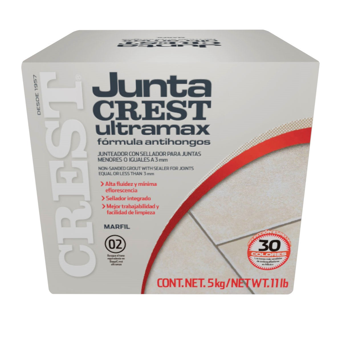Juntacrest Ultramax Marfil 5 Kg