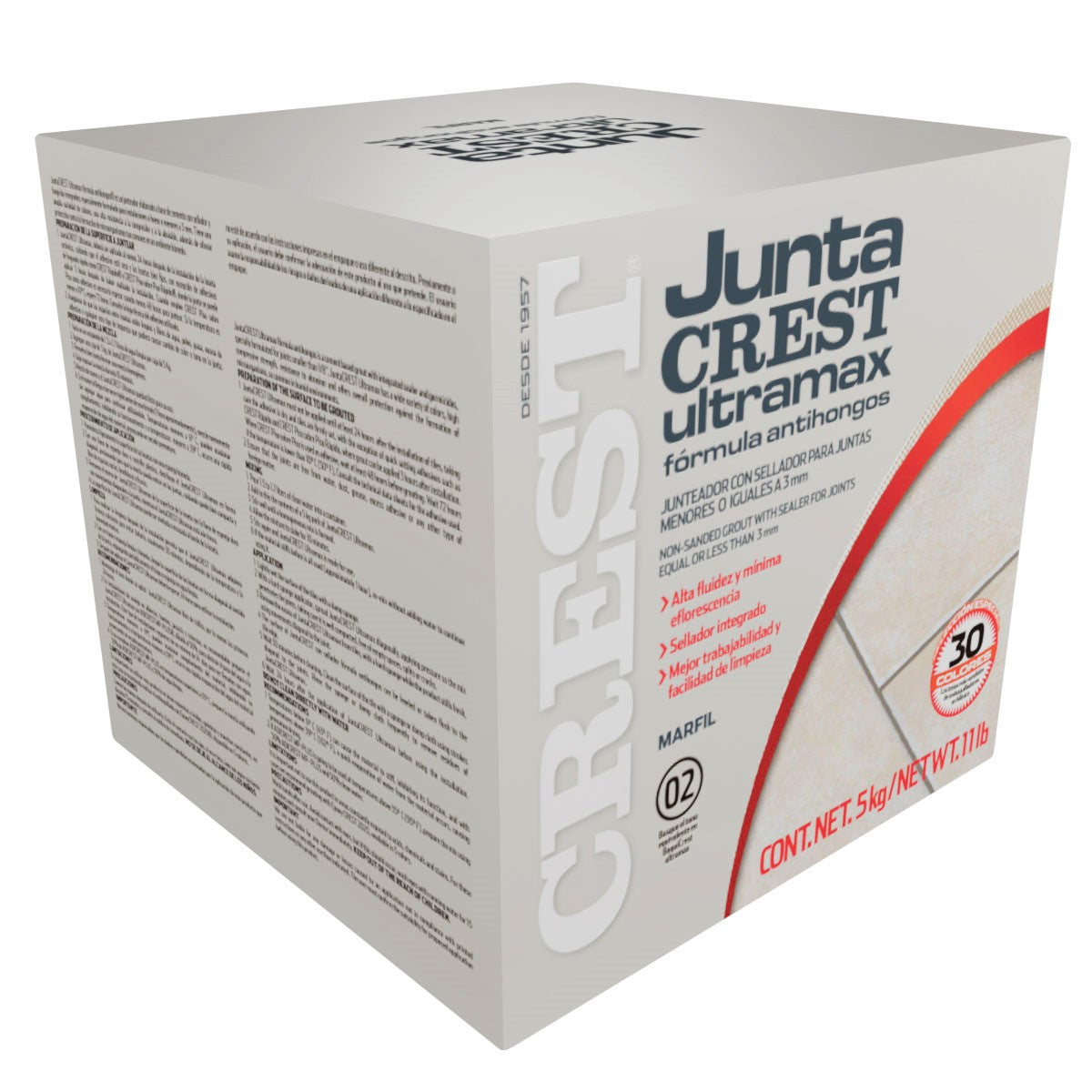 Juntacrest Ultramax Marfil 5 Kg
