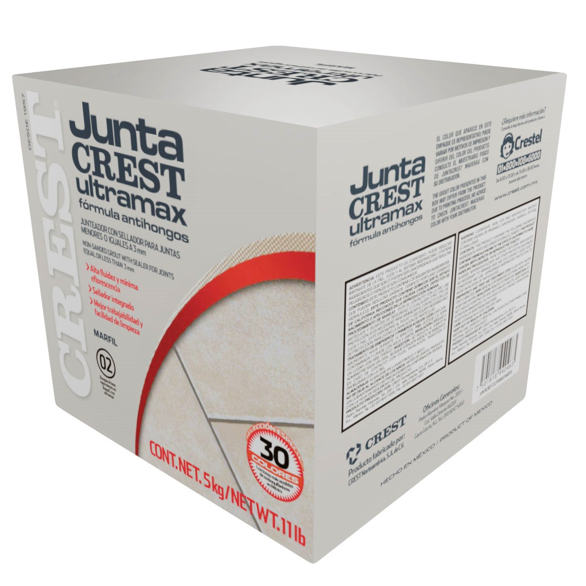 Juntacrest Ultramax Marfil 5 Kg