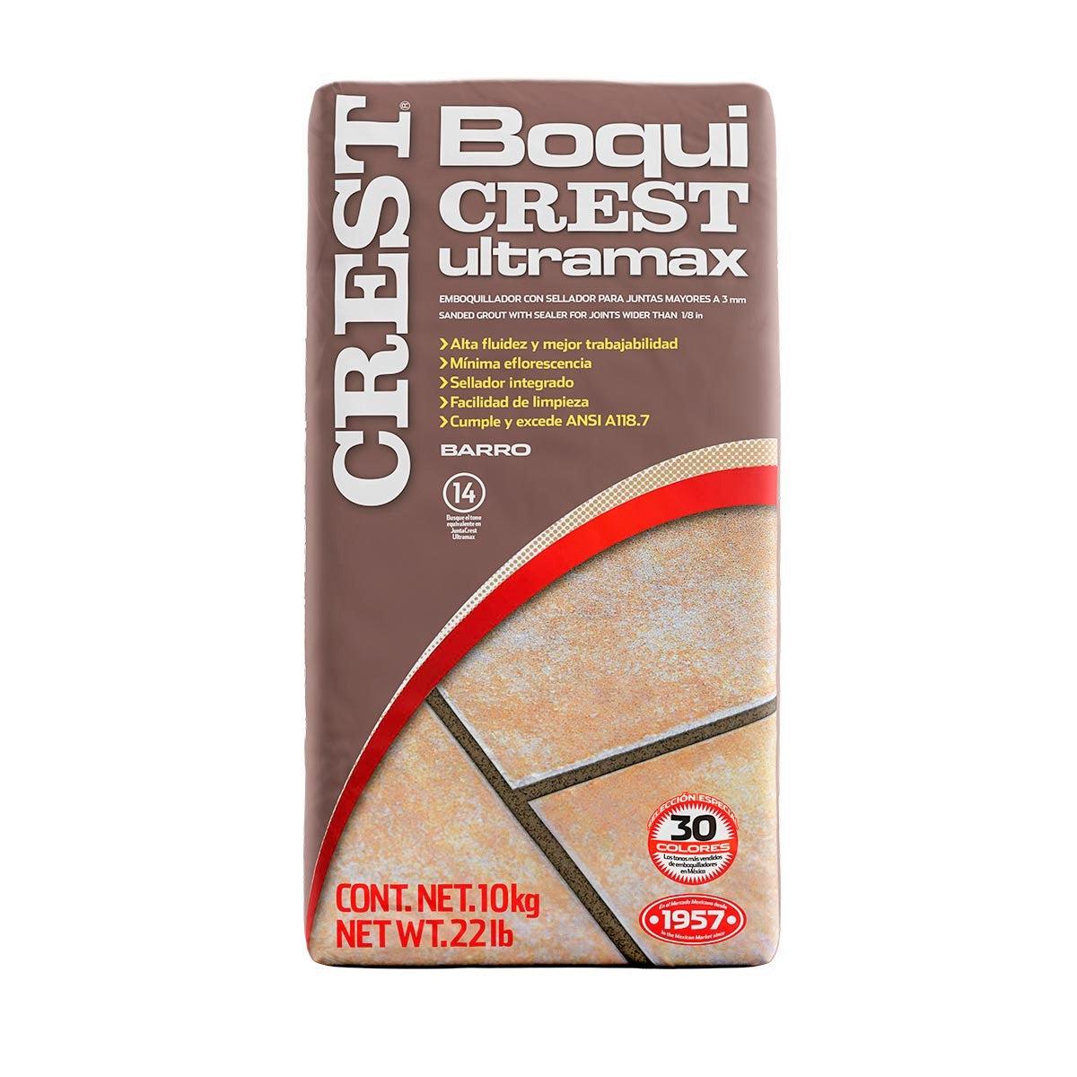 Boquicrest Ultramax Barro 10 Kg