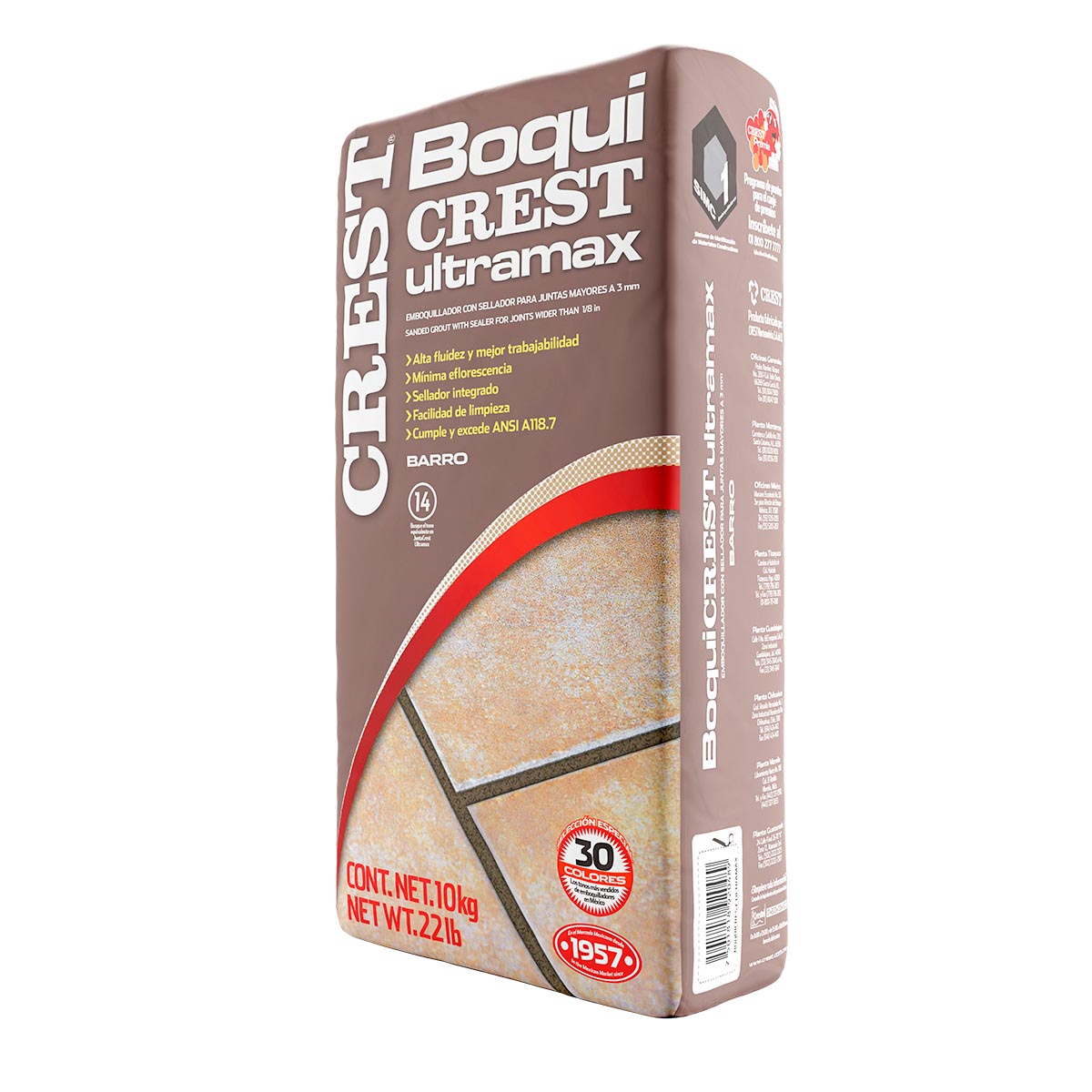 Boquicrest Ultramax Barro 10 Kg