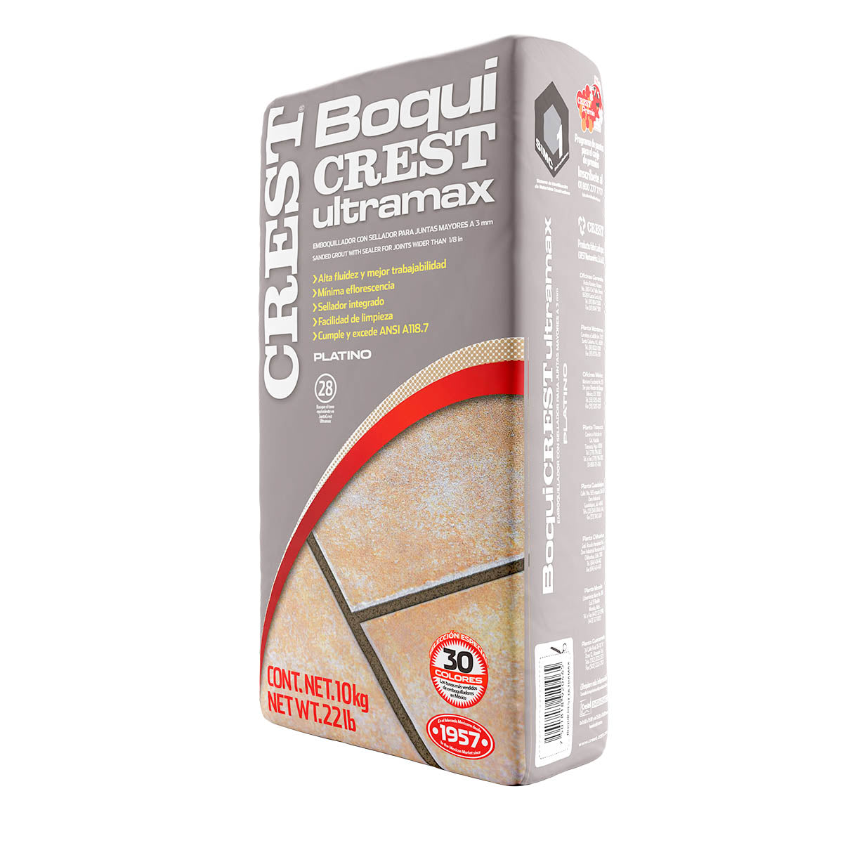 Boquicrest Ultramax Platino 10 Kg