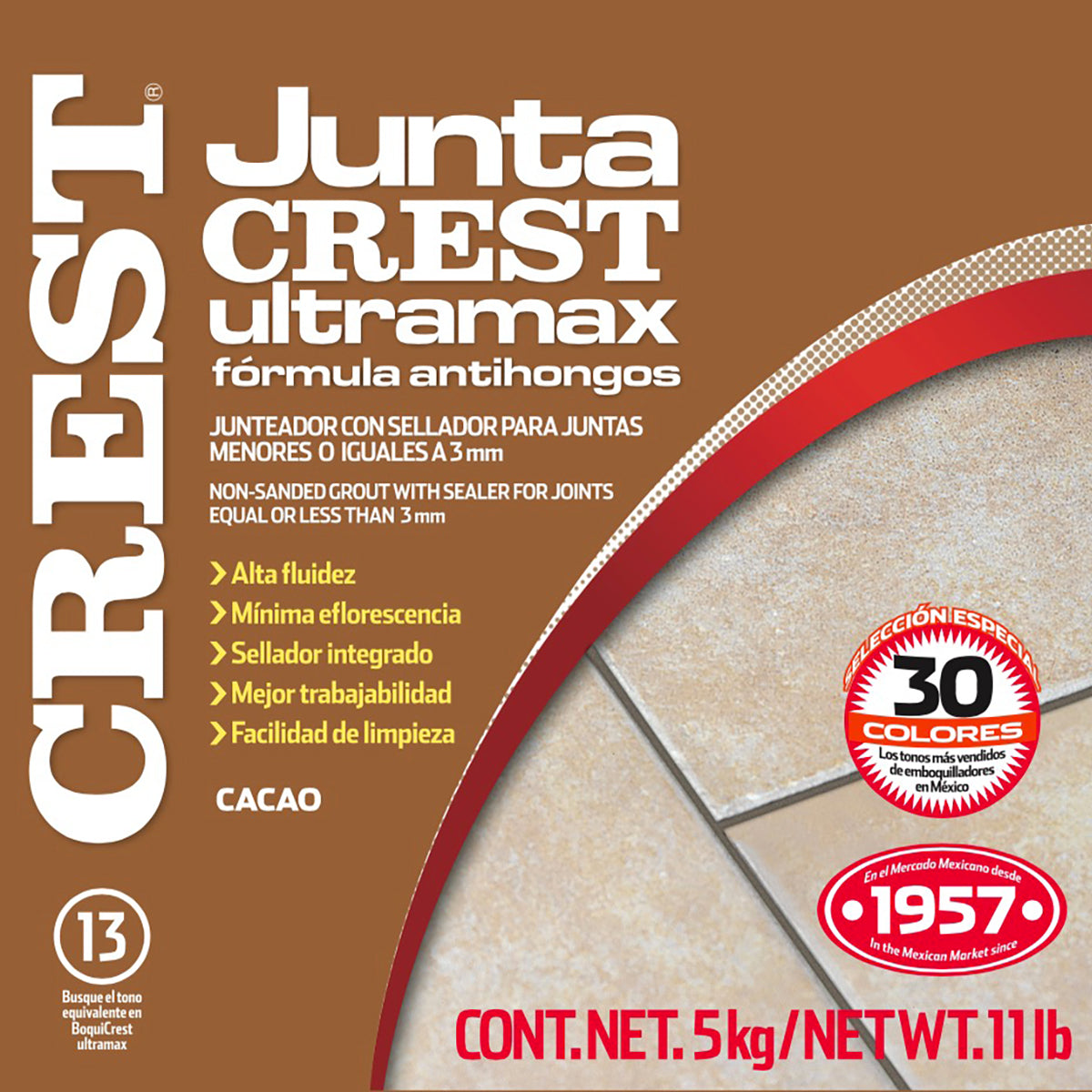 Juntacrest Ultramax Cacao 5 Kg