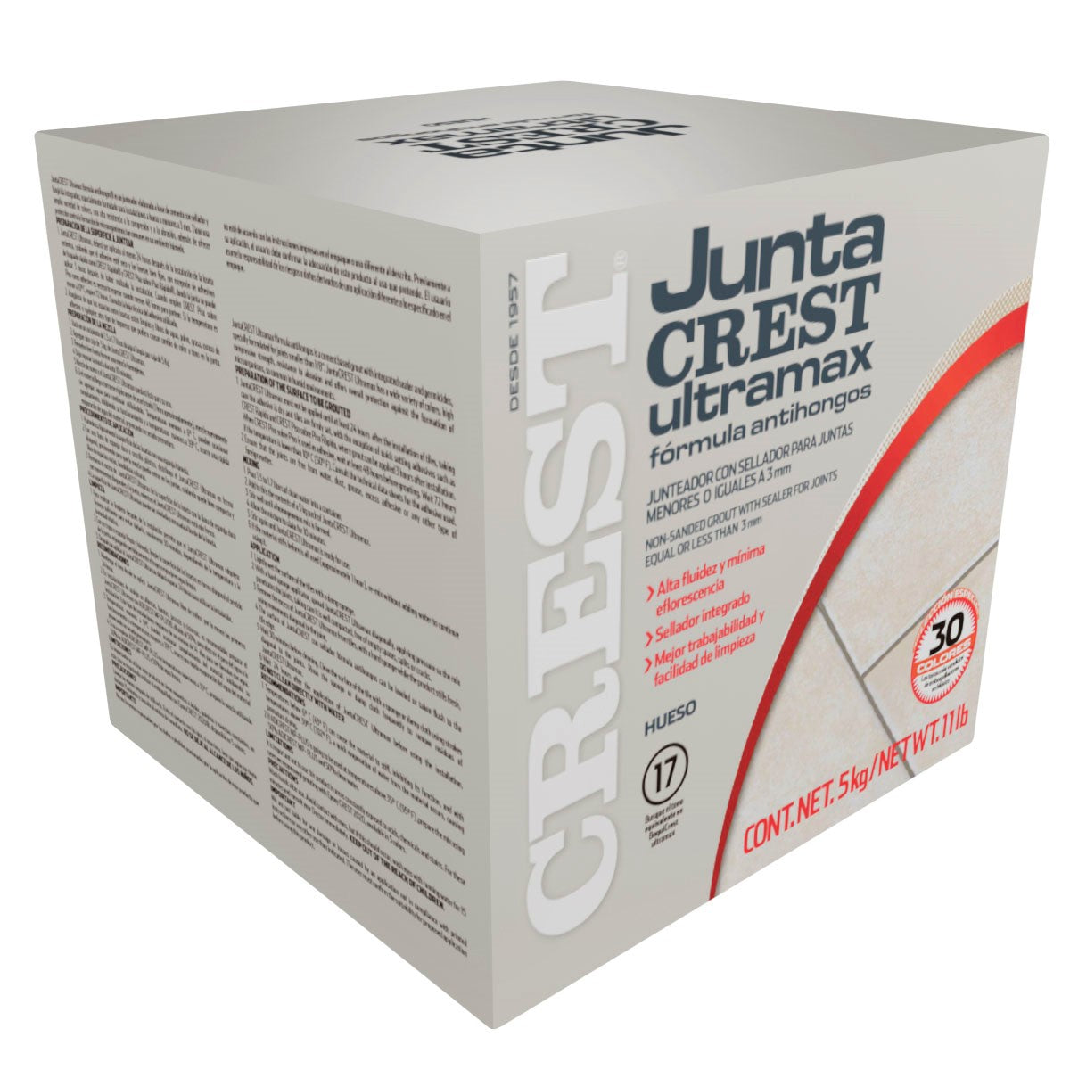 Juntacrest Ultramax Hueso 5 Kg