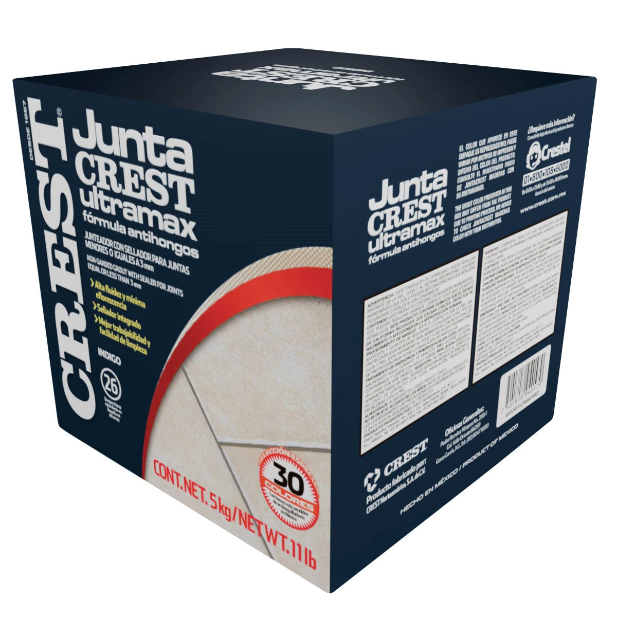 Juntacrest Ultramax Índigo 5 Kg