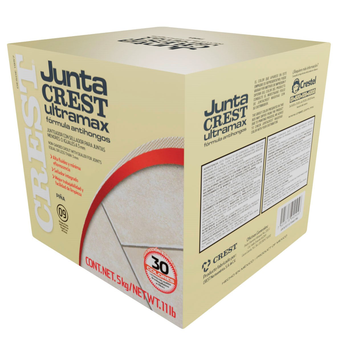 Juntacrest Ultramax Piña 5 Kg