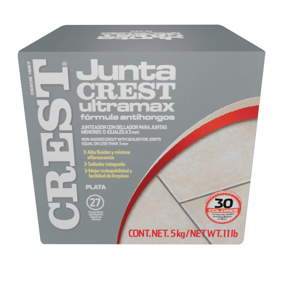 Juntacrest Ultramax Plata 5 Kg