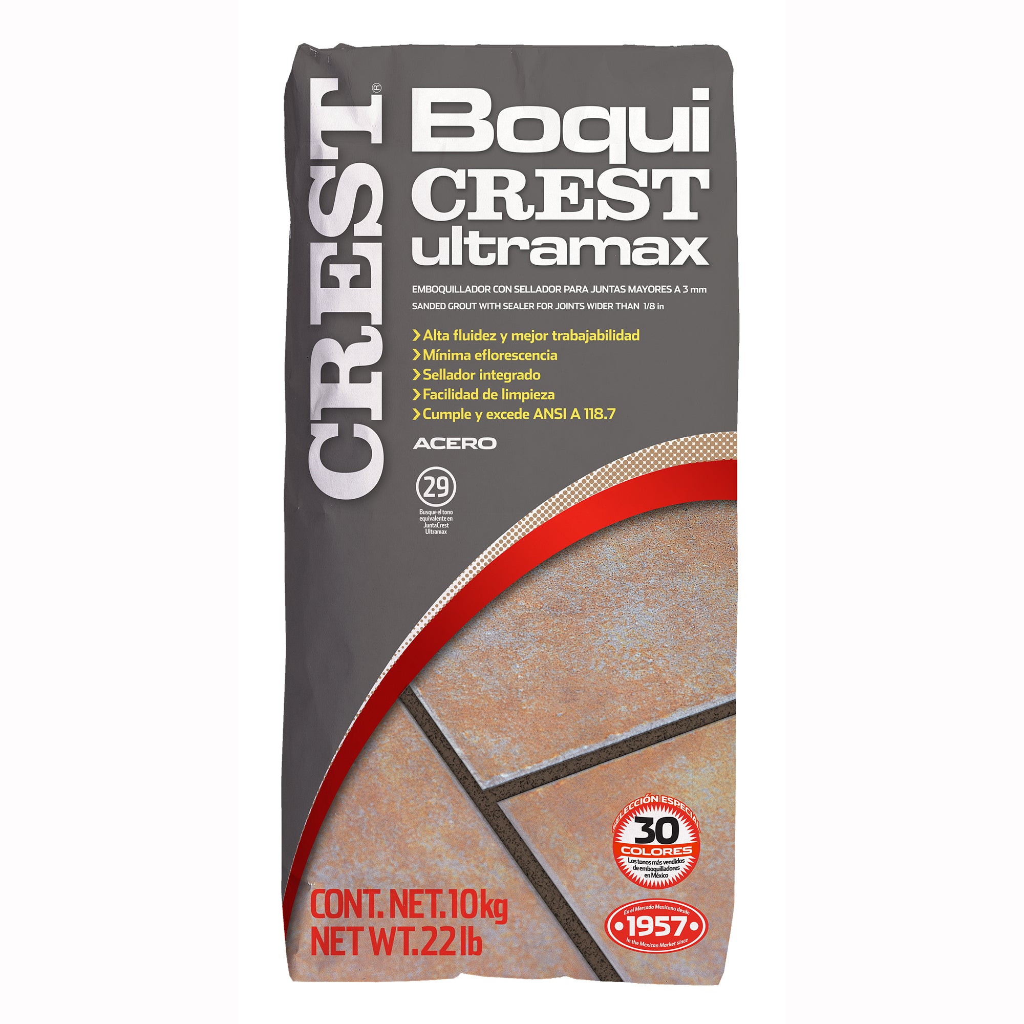 Boquicrest Ultramax Acero 10 Kg