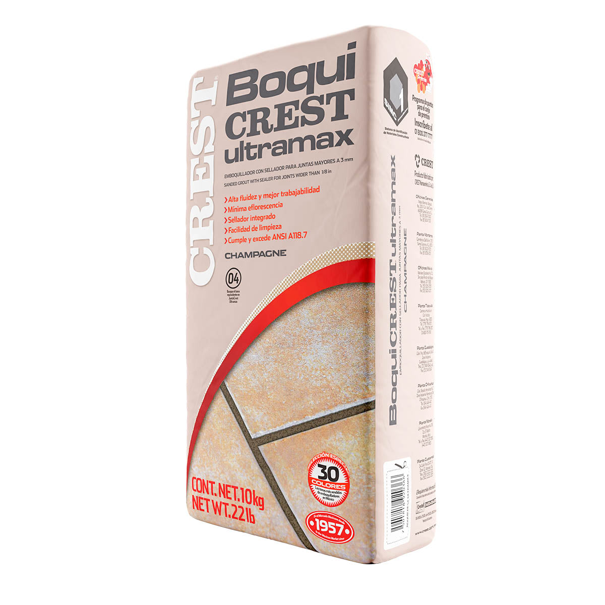 Boquicrest Ultramax Champagne 10 Kg