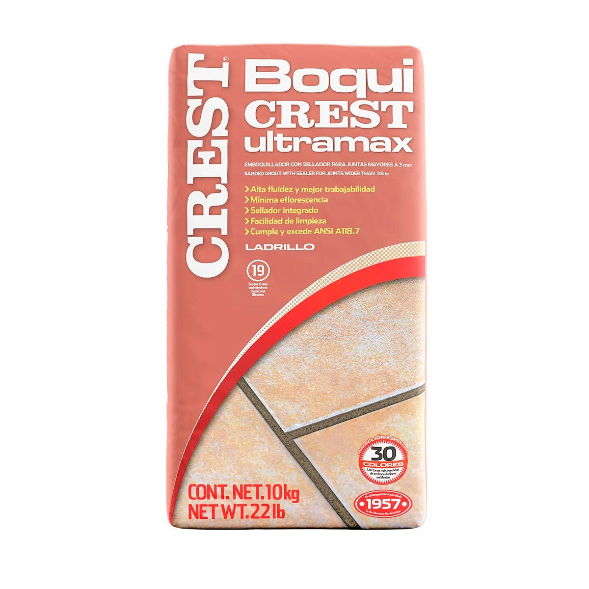 Boquicrest Ultramax Ladrillo 10 Kg