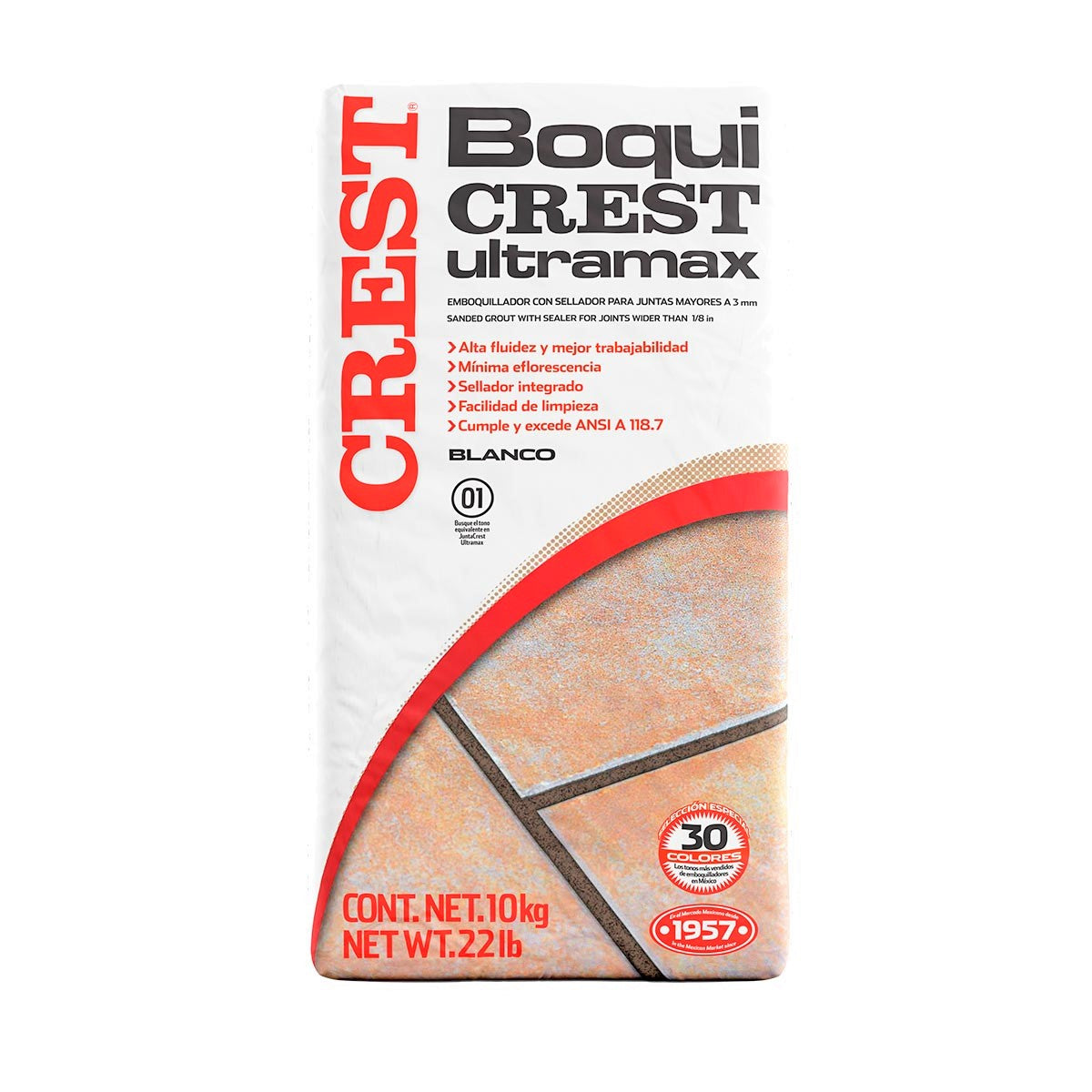 Boquicrest Ultramax Blanco 10 Kg