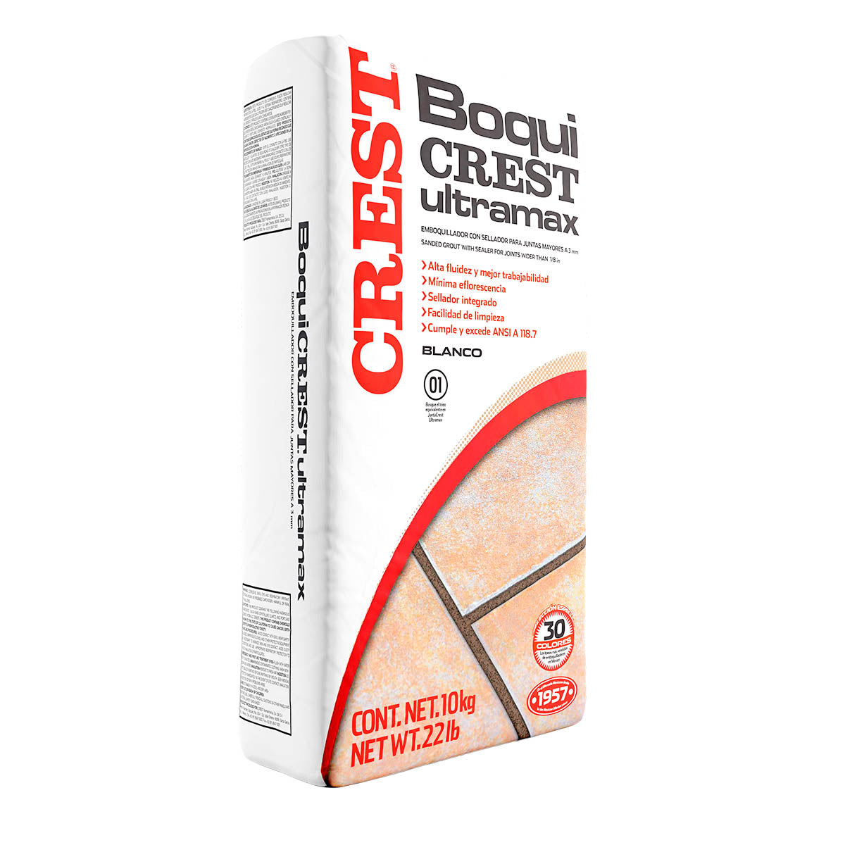 Boquicrest Ultramax Blanco 10 Kg