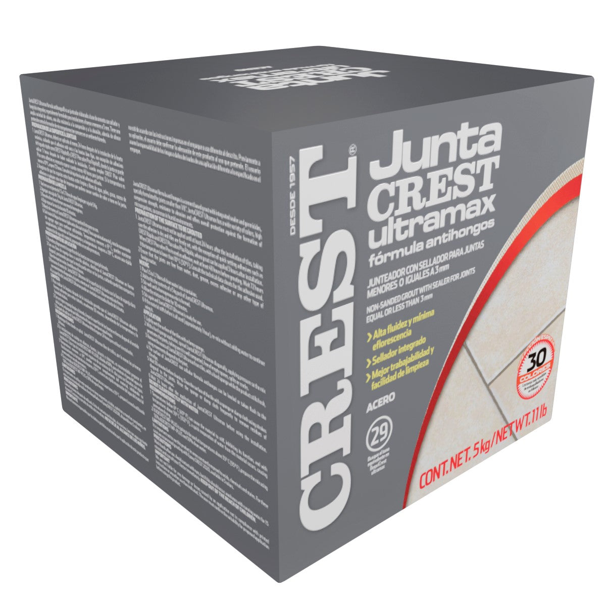 Juntacrest Ultramax Acero 5 Kg