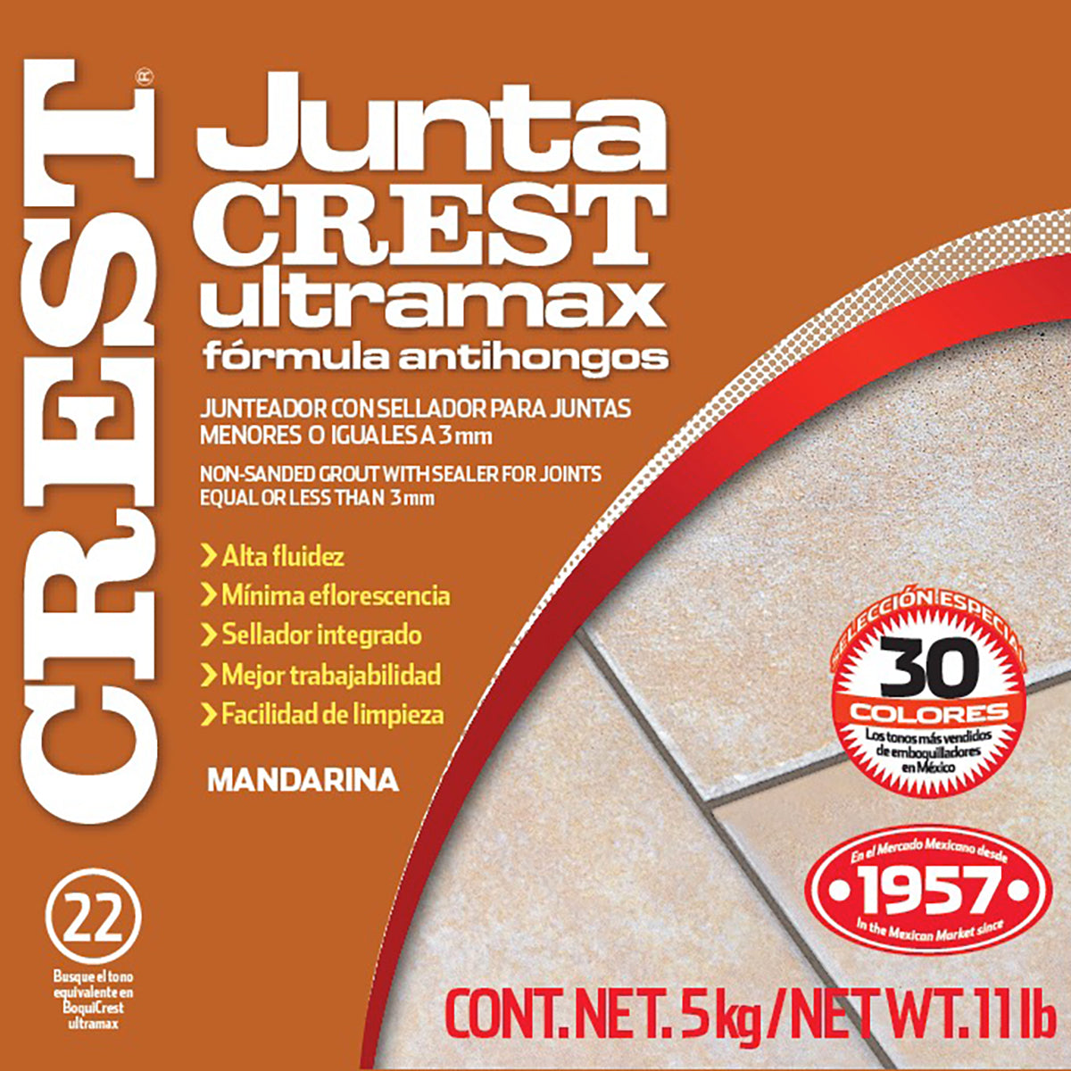 Juntacrest Ultramax Mandarina 5 Kg
