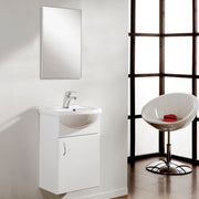 Conjunto Royomex Basic Pack 45 Lavabo Polka Blanco