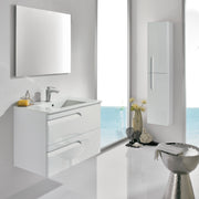 Conjunto Royomex Vitale 80 Empotrado Lavabo Orbis Blanco