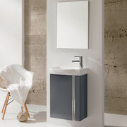 Conjunto Royomex Elegance Pack 45 Lavabo Petit Gris