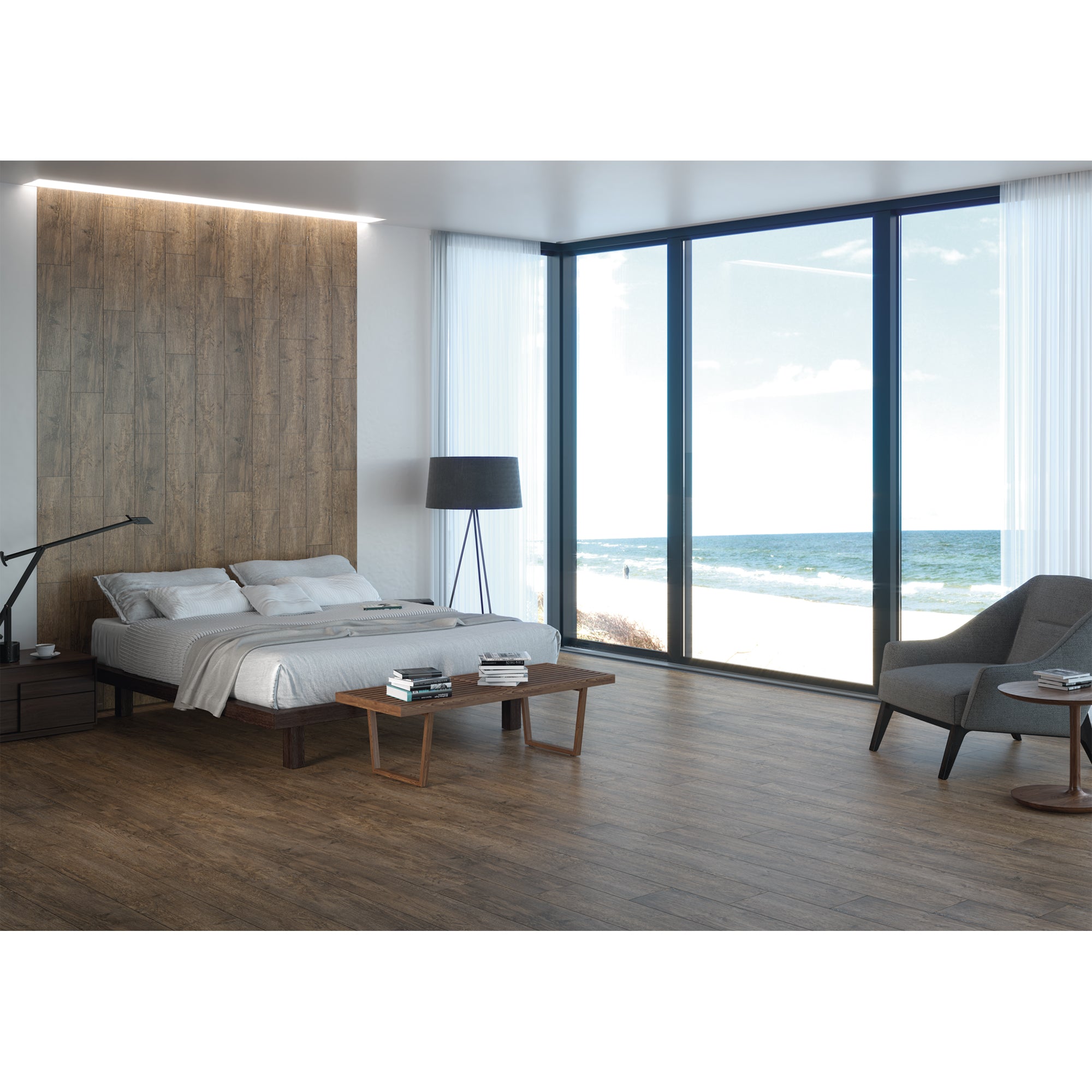Loseta Porcelanite Renaudwood FDX 20X120 Gris 1.44 1A