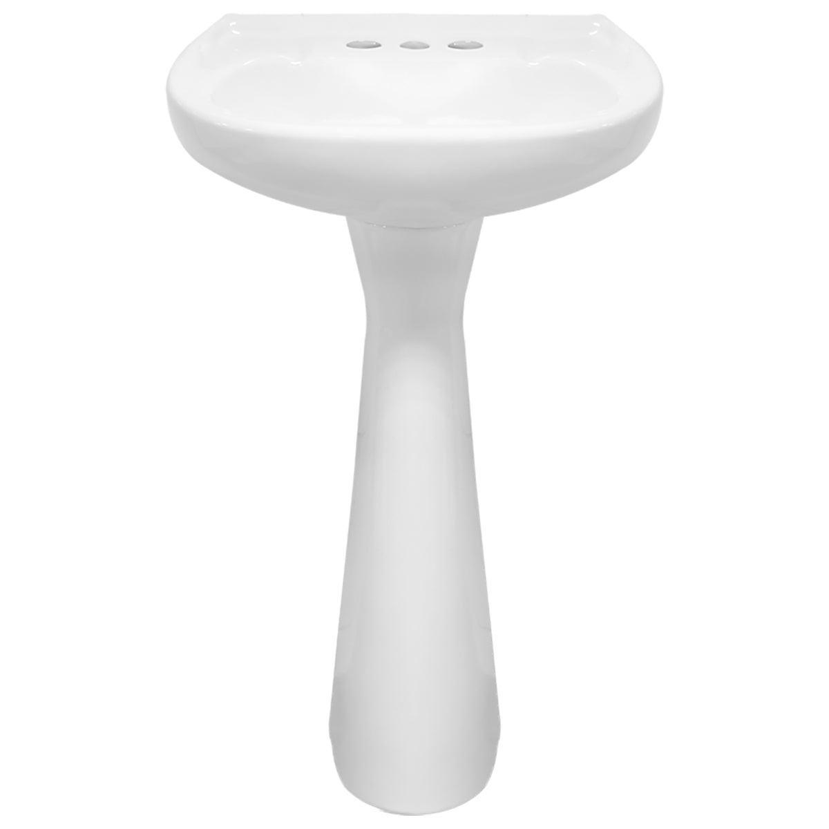 Lavabo de pedestal Cato Jazmin Blanco